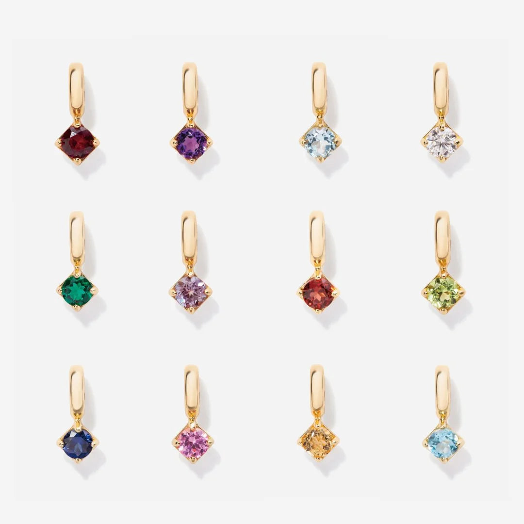 Birthstone charms