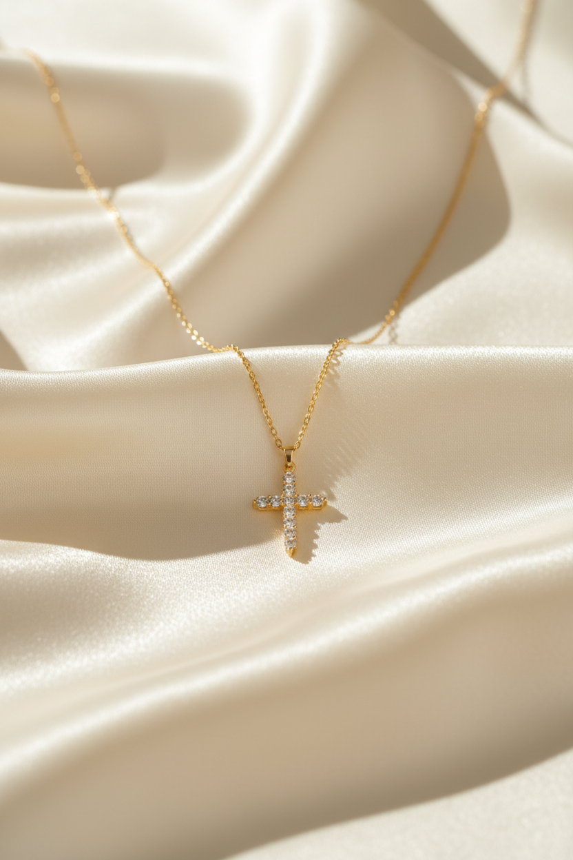 CZ Gold cross