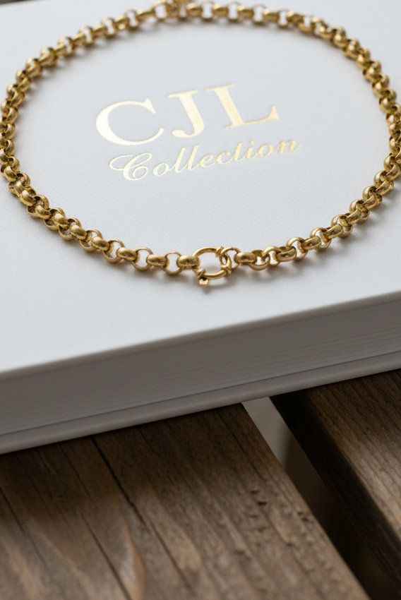 CJL Belcher 14K                                    (0.8mm links )